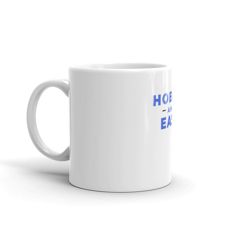 White glossy mug