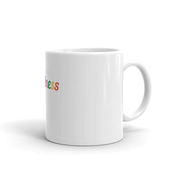 White glossy mug