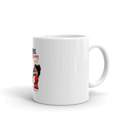 White glossy mug